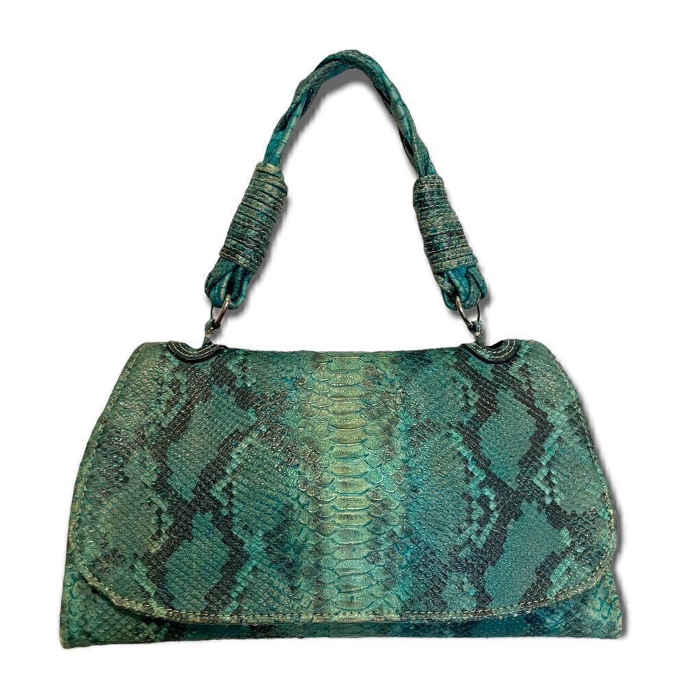 ❤️SOLD❤️Diego Rocha Python Custom Made Handbag